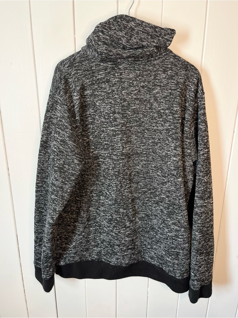 True North Denim Black and Grey Cowl Neck Sweater. Size XXL. - Picture 5 of 5
